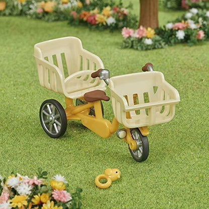 Epoch Sylvanian Families Furniture Three People Riding Bicycle- Japan Figure Store - #1 Bring To You The Best Japanese Goods