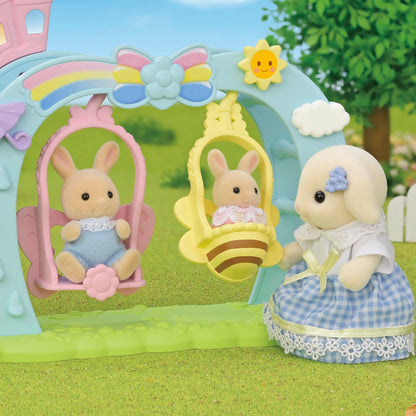 Epoch Sylvanian Families Playset S-71 St Mark Certified Ages 3+ Dollhouse Swing Set- Japan Figure Store - #1 Bring To You The Best Japanese Goods
