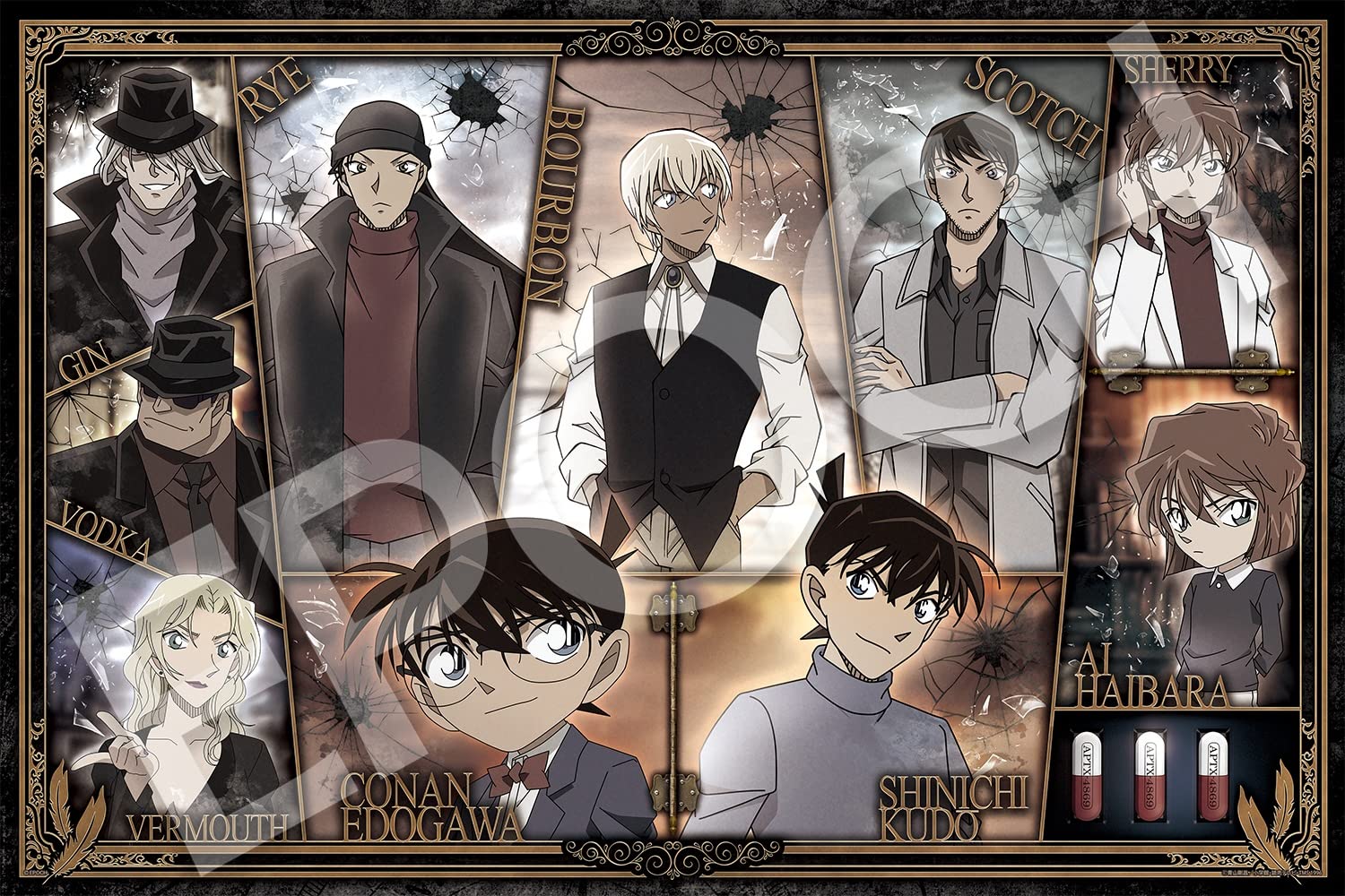 Epoch 1000pc Detective Conan Puzzle 12-520S 50x75cm- Japan Figure Store - #1 Bring To You The Best Japanese Goods