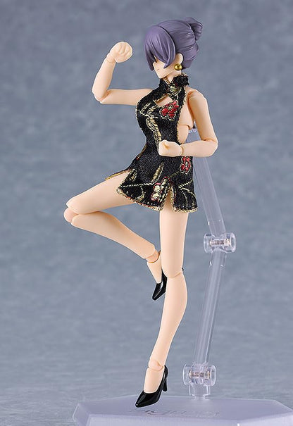 Max Factory Figma Mika Black China Dress Miniskirt Figure- Japan Figure Store - #1 Bring To You The Best Japanese Goods