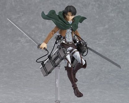 Max Factory Figma Attack On Titan Levi 200304 Non-scale Abs & Pvc Pre-painted Movable Figure- Japan Figure Store - #1 Bring To You The Best Japanese Goods
