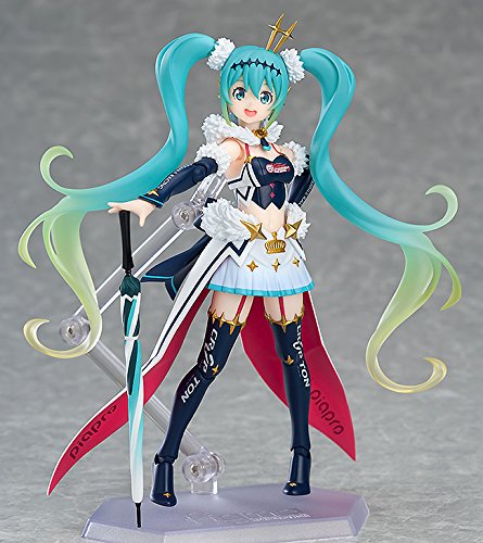 Figma Hatsune Miku Gt Project Racing Miku 2018Ver. Non-Scale Abs Pvc Painted Movable Figure- Japan Figure Store - #1 Bring To You The Best Japanese Goods