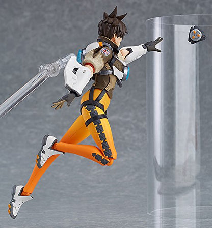 Figma Overwatch Tracer Non-Scale Abs Pvc Painted Action Figure- Japan Figure Store - #1 Bring To You The Best Japanese Goods