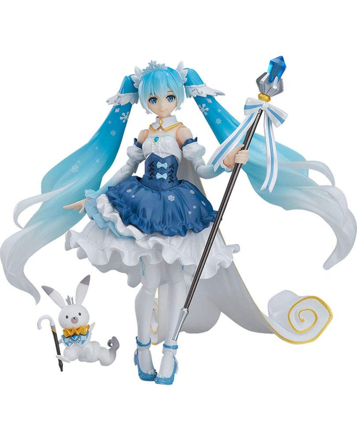 Good Smile Company Figma Snow Miku Snow Princess Ver. (Limited Japan Wonder Festival 2019 Winter Online Shop Sapporo Snow Festival)- Japan Figure Store - #1 Bring To You The Best Japanese Goods