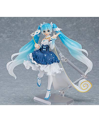 Good Smile Company Figma Snow Miku Snow Princess Ver. (Limited Japan Wonder Festival 2019 Winter Online Shop Sapporo Snow Festival)- Japan Figure Store - #1 Bring To You The Best Japanese Goods
