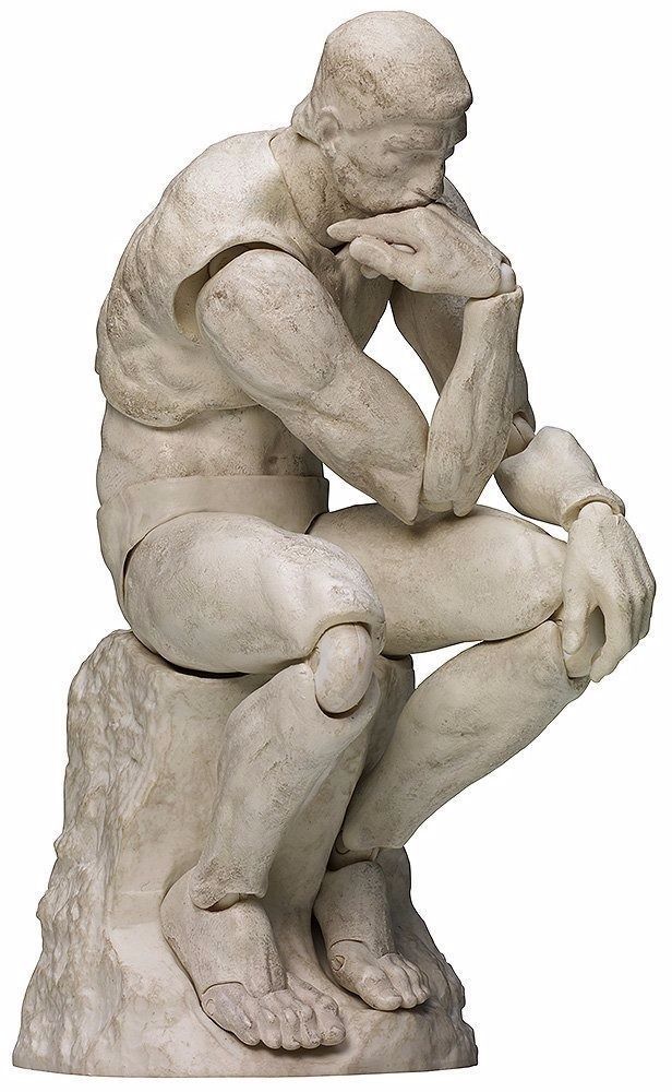 Figma Sp-056b The Table Museum The Thinker Plaster Ver. Figure - Japan Figure