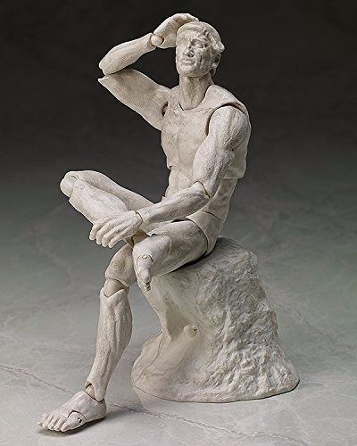 Figma Sp-056b The Table Museum The Thinker Plaster Ver. Figure- Japan Figure Store - #1 Bring To You The Best Japanese Goods