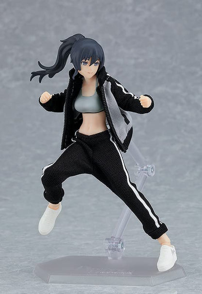 Max Factory Japan Figma Styles Female Body Makoto With Jersey Setup & Skirt Coordination Non-Scale Figure- Japan Figure Store - #1 Bring To You The Best Japanese Goods