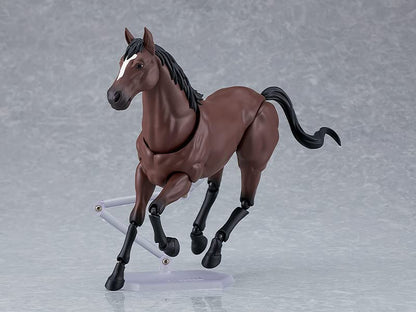 Max Factory Figma Brown Wild Horse Movable Non-Scale Plastic Painted Figure- Japan Figure Store - #1 Bring To You The Best Japanese Goods