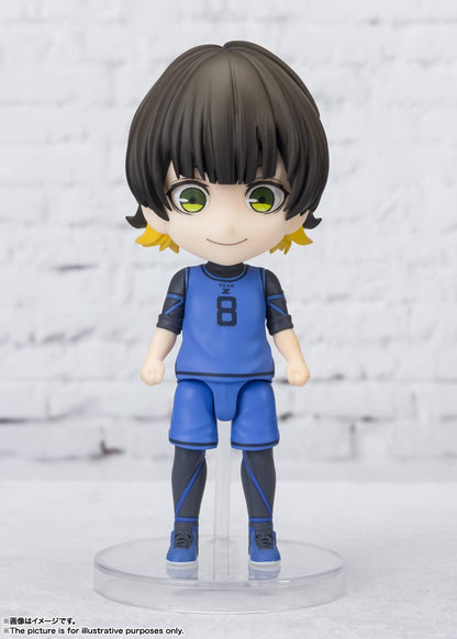 Figuarts Mini Blue Rock Houraku Mawari About 90Mm Pvc Abs Painted Action Figure- Japan Figure Store - #1 Bring To You The Best Japanese Goods