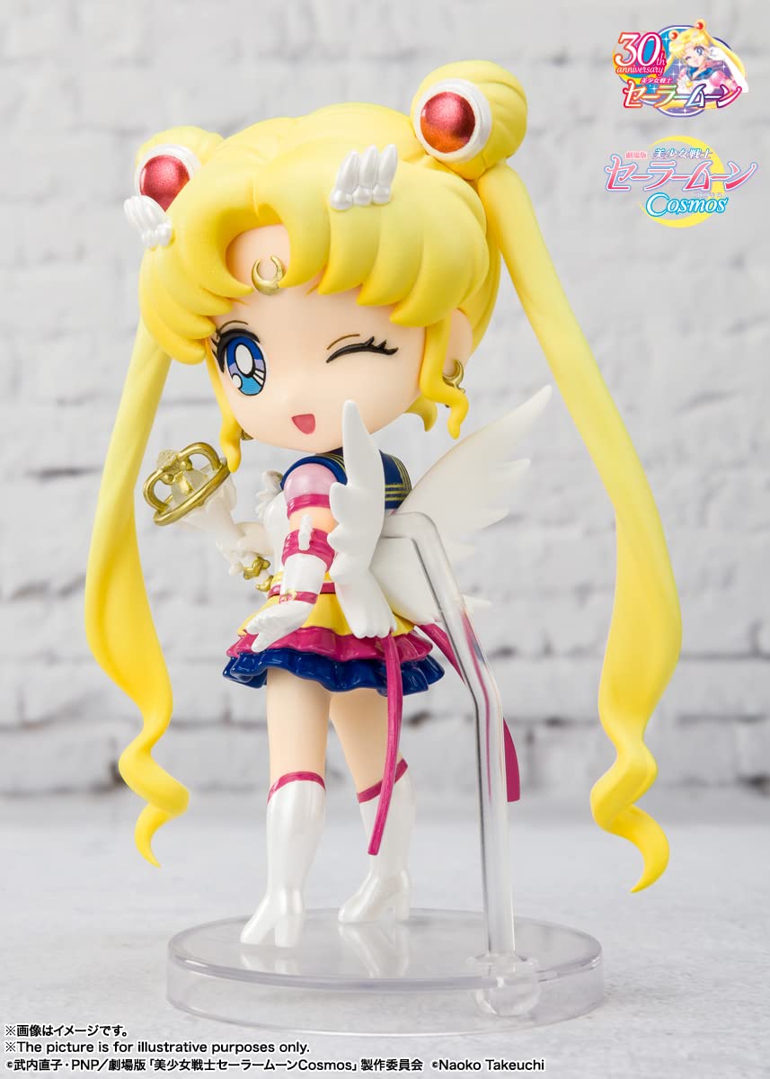 BANDAI Figuarts Mini Eternal Sailor Moon -Cosmos Edition- Sailor Moon Cosmos- Japan Figure Store - #1 Bring To You The Best Japanese Goods