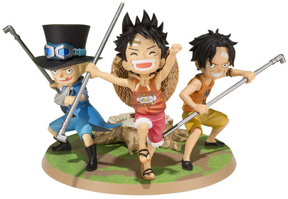 Figuarts Zero One Piece Luffy Ace Sabo Pvc Abs Pre-Painted Figure 90Mm - Bandai Spirits Japan- Japan Figure Store - #1 Bring To You The Best Japanese Goods