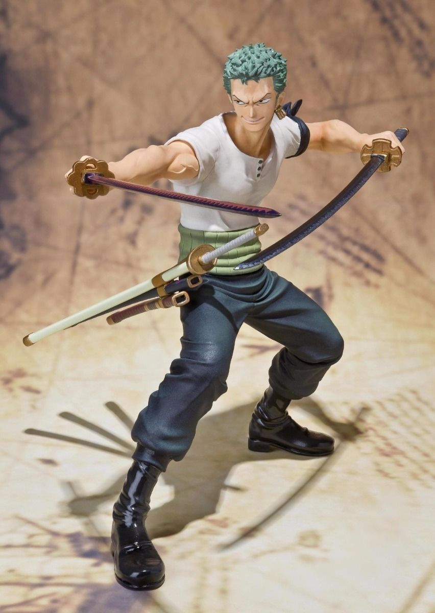 Figuarts Zero One Piece Roronoa Zoro Battle Ver Pvc Figure Bandai- Japan Figure Store - #1 Bring To You The Best Japanese Goods