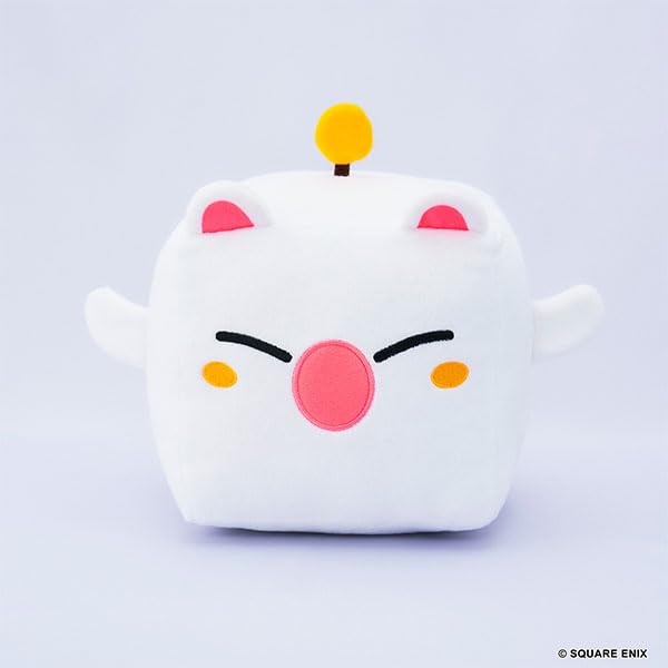 Square Enix Final Fantasy Cube Plush Moogle M Size - Japan- Japan Figure Store - #1 Bring To You The Best Japanese Goods