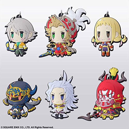 Square Enix Final Fantasy Vol.5 Trading Rubber Strap Box - 6 Unique Pieces- Japan Figure Store - #1 Bring To You The Best Japanese Goods
