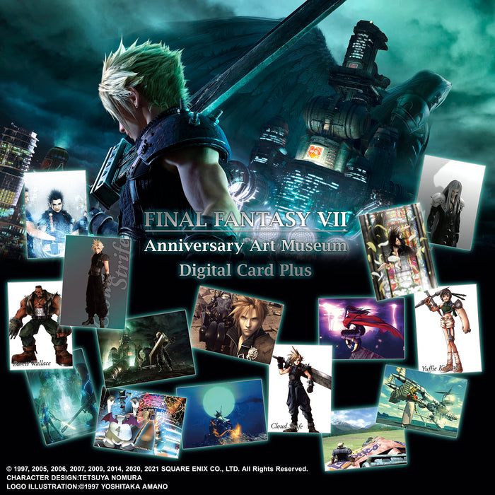 Square Enix FFVII Anniversary Art Museum Digital Card+ (Box)- Japan Figure Store - #1 Bring To You The Best Japanese Goods