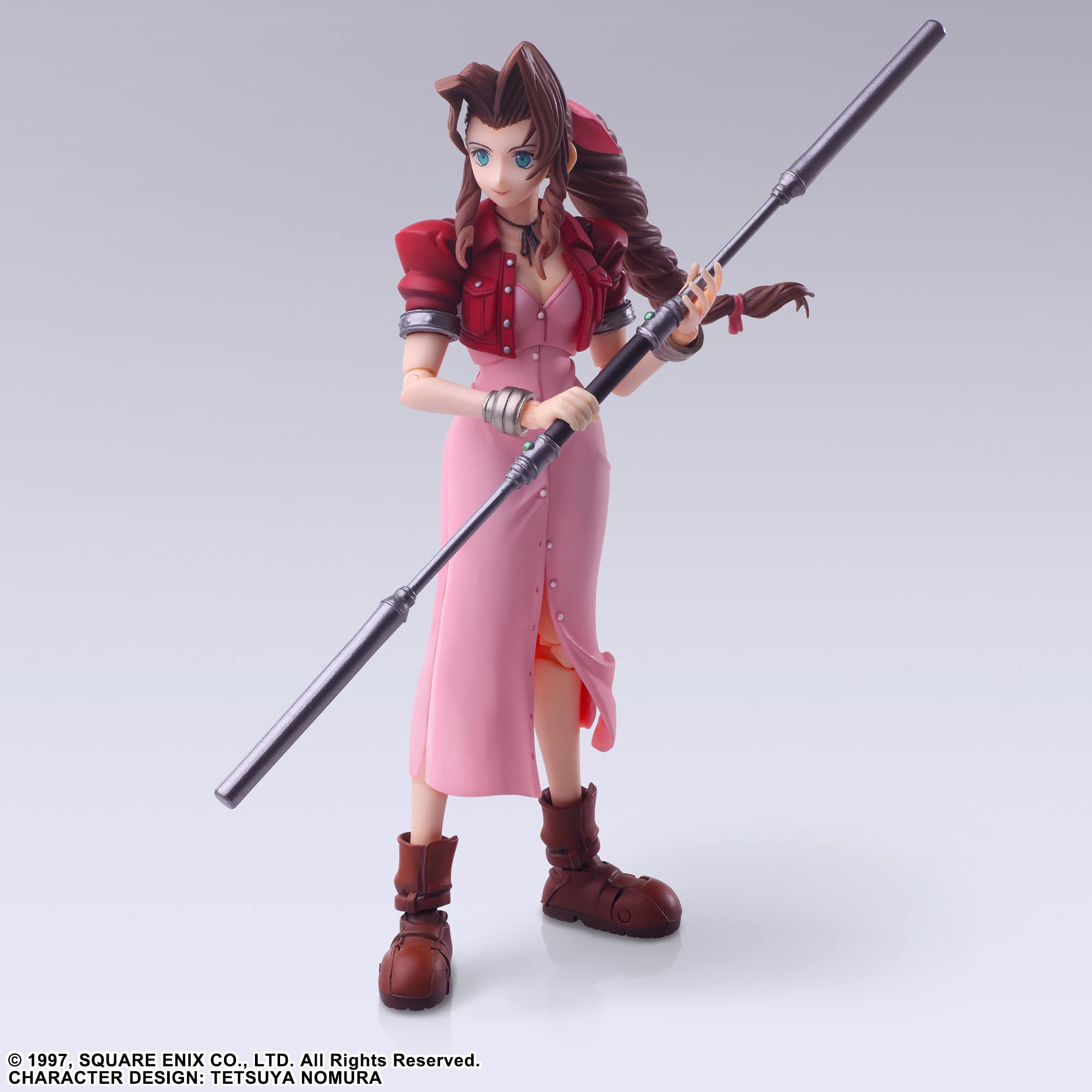 Final Fantasy Vii Bring Arts Aerith Gainsborough Pvc Painted Action Figure- Japan Figure Store - #1 Bring To You The Best Japanese Goods