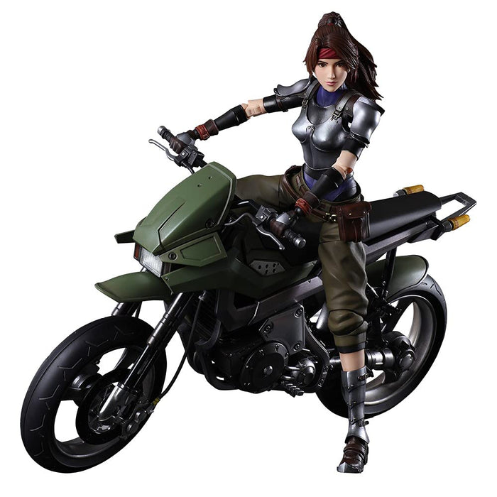 Square Enix Final Fantasy Vii Remake Play Arts Kai Jesse & Bike Pvc Painted Action Figure - Made In Japan- Japan Figure Store - #1 Bring To You The Best Japanese Goods