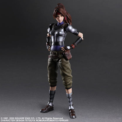 Square Enix Final Fantasy Vii Remake Play Arts Kai Jesse & Bike Pvc Painted Action Figure - Made In Japan- Japan Figure Store - #1 Bring To You The Best Japanese Goods