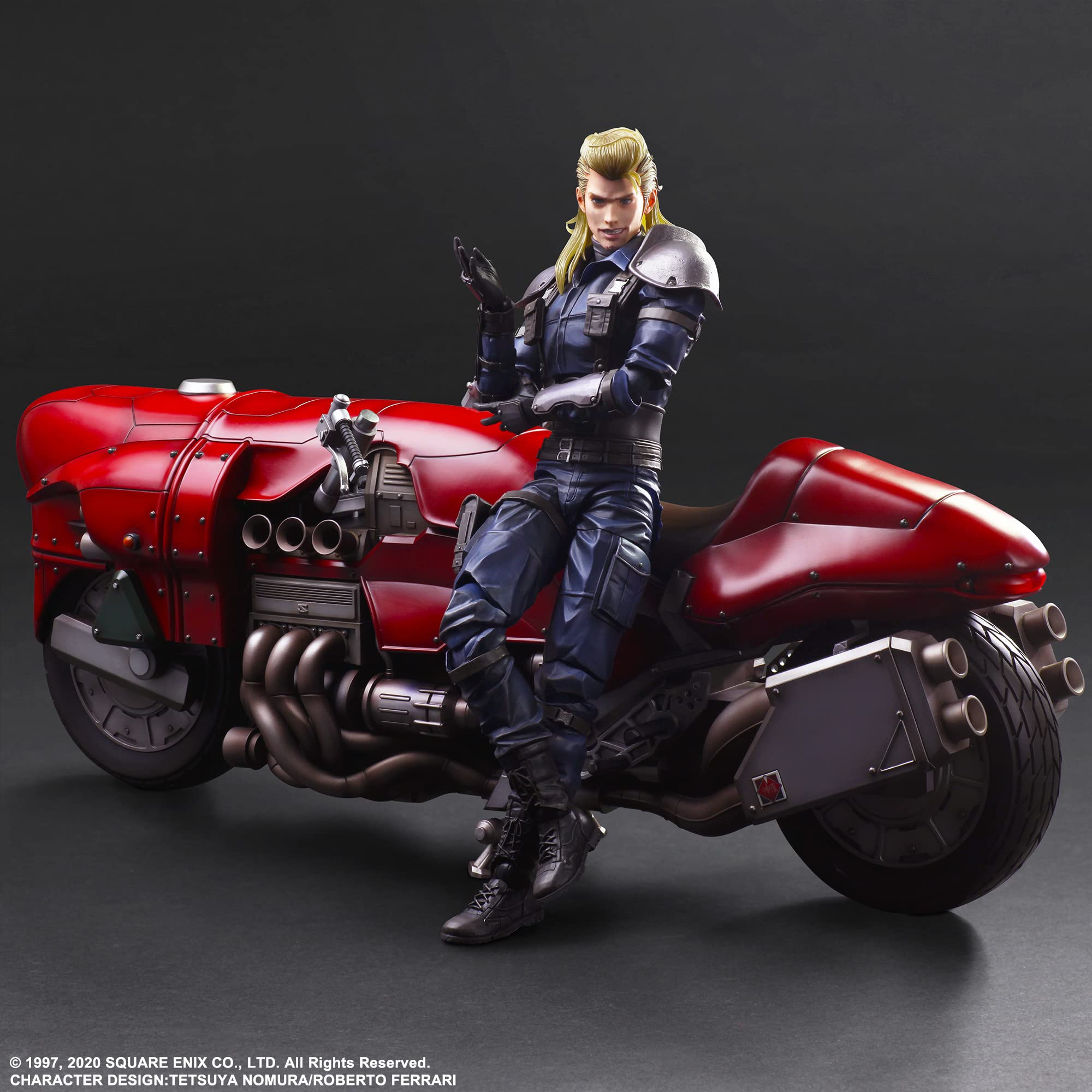 Square Enix Final Fantasy VII Remake Play Arts Kai Roche & Motorcycle Set Japanese Pvc Figure- Japan Figure Store - #1 Bring To You The Best Japanese Goods