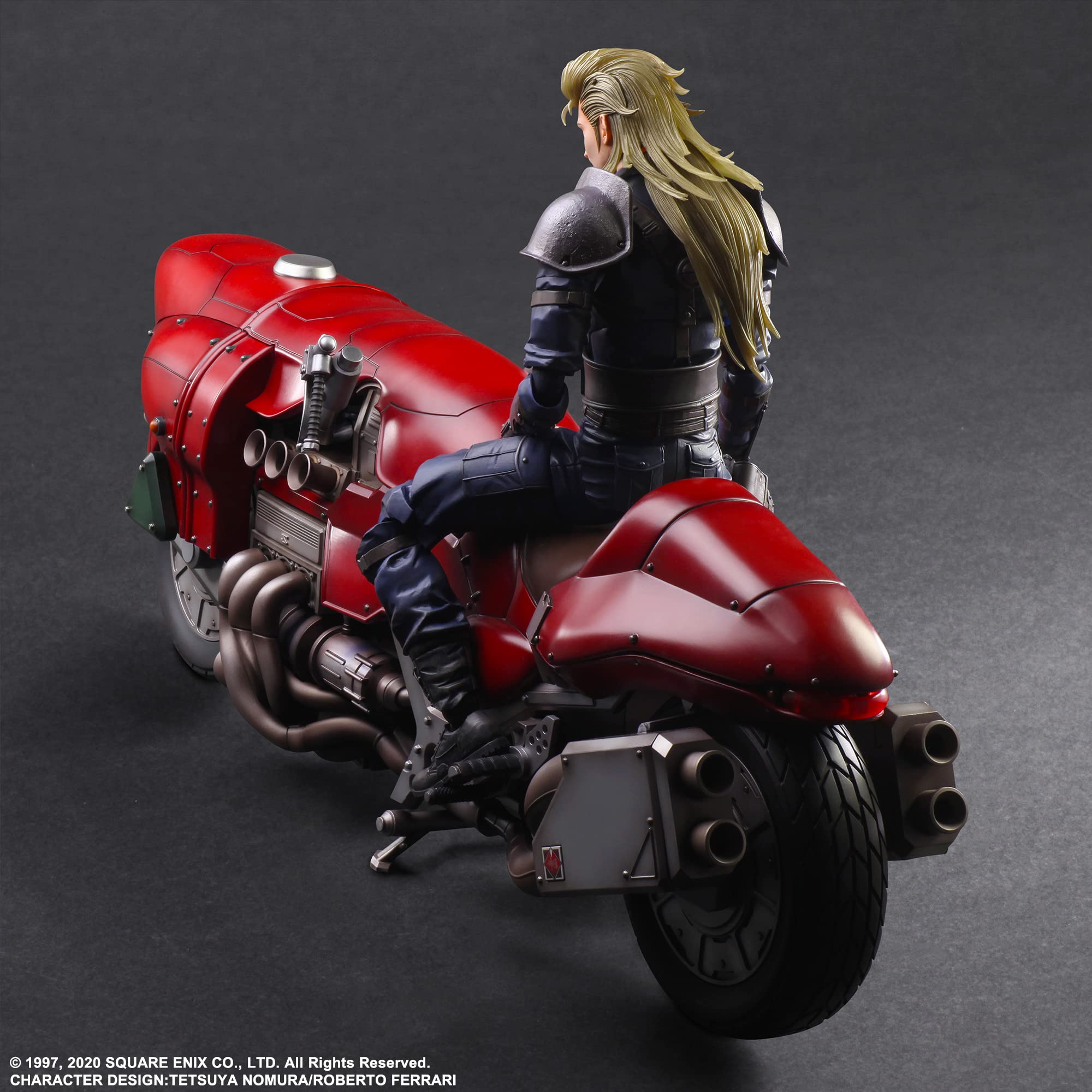 Square Enix Final Fantasy VII Remake Play Arts Kai Roche & Motorcycle Set Japanese Pvc Figure- Japan Figure Store - #1 Bring To You The Best Japanese Goods