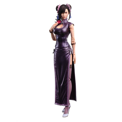 Final Fantasy Vii Remake Play Arts Kai Tifa Lockhart Fighter Dress Ver. Pvc Pre-Painted Action Figure- Japan Figure Store - #1 Bring To You The Best Japanese Goods