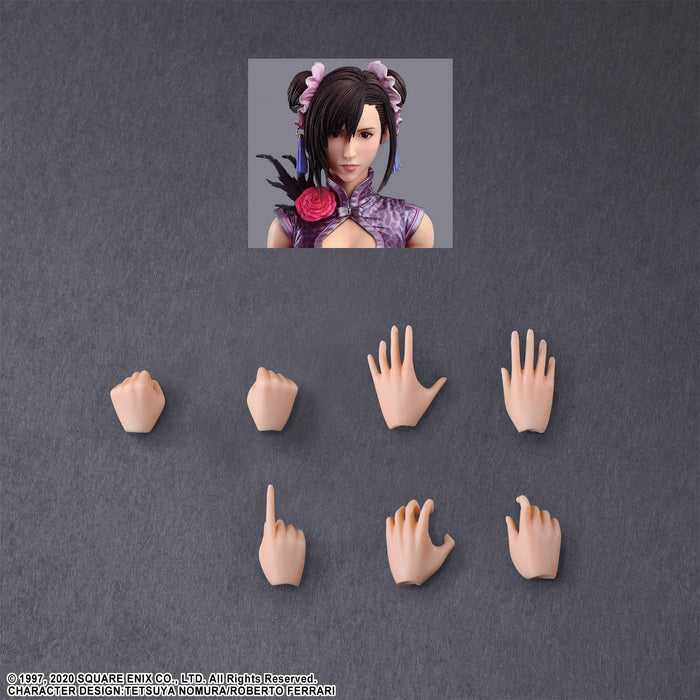 Final Fantasy Vii Remake Play Arts Kai Tifa Lockhart Fighter Dress Ver. Pvc Pre-Painted Action Figure- Japan Figure Store - #1 Bring To You The Best Japanese Goods