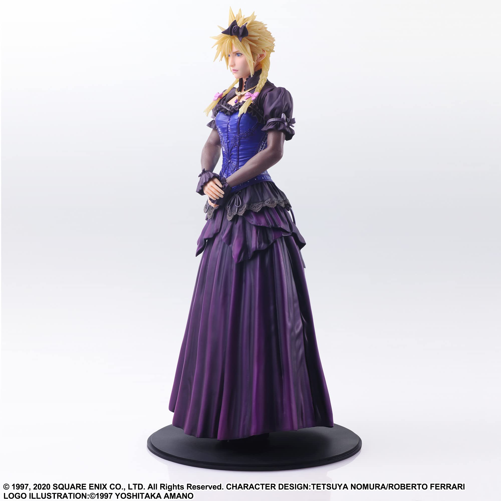 Square Enix Final Fantasy VII Remake Static Arts Cloud Strife Dress Ver - Final Fantasy PVC Figure- Japan Figure Store - #1 Bring To You The Best Japanese Goods