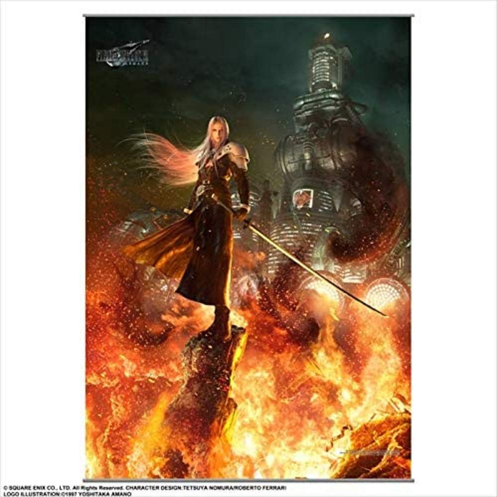 Square Enix Final Fantasy Vii Remake Vol.2 Japan Wall Scroll- Japan Figure Store - #1 Bring To You The Best Japanese Goods
