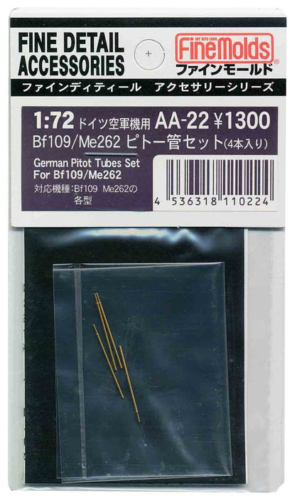 FINE MOLDS Aa22 Ija Pitot Tubes 4 Set For Bf109 / Me262 1/72 Scale Kit- Japan Figure Store - #1 Bring To You The Best Japanese Goods