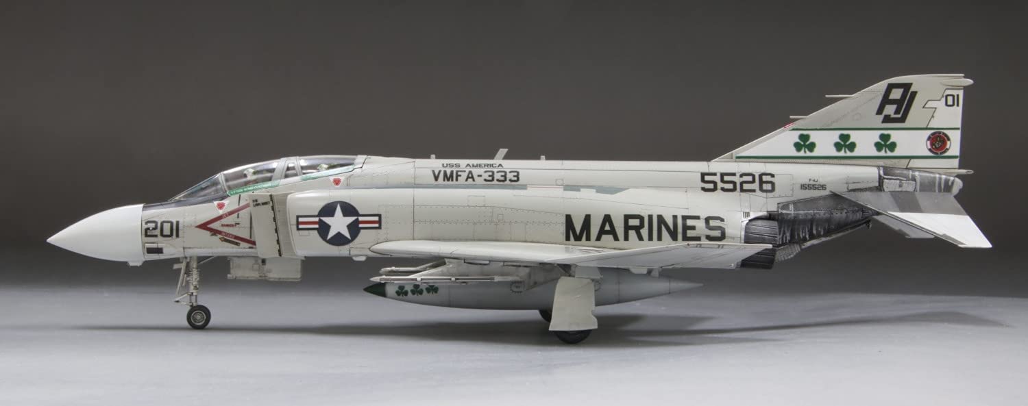 FINE MOLDS 1/72 Us Marine Corps F-4J Fighter Marines Limited Edition Special Equipment Plastic Model- Japan Figure Store - #1 Bring To You The Best Japanese Goods