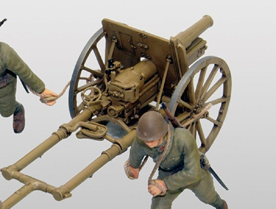 FINE MOLDS 1/35 Ija Japanese Artillery Type 41 75Mm Mountain Gun Regiment Gun Plastic Model- Japan Figure Store - #1 Bring To You The Best Japanese Goods