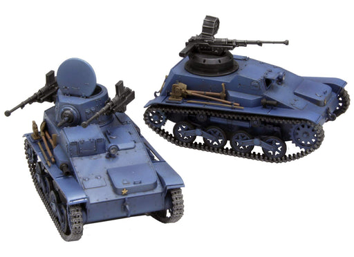 FINE MOLDS Girls Und Panzer: Ribbon No Musha Type 94 Tankette Team Oni Super Kai & Turret 2 Set 1/72 Scale Kit- Japan Figure Store - #1 Bring To You The Best Japanese Goods