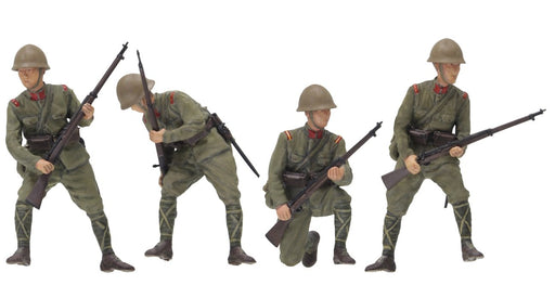 FINE MOLDS Fm49 Imperial Japanese Army Infantry Set #2 1939 1/35 Scale- Japan Figure Store - #1 Bring To You The Best Japanese Goods