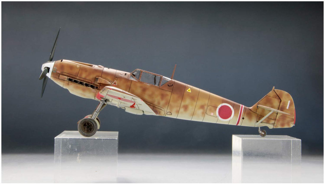 FINE MOLDS 1/48 Ija Messerschmitt Bf109 E-7 With Maintenance Scene Set 2 Plastic Model- Japan Figure Store - #1 Bring To You The Best Japanese Goods