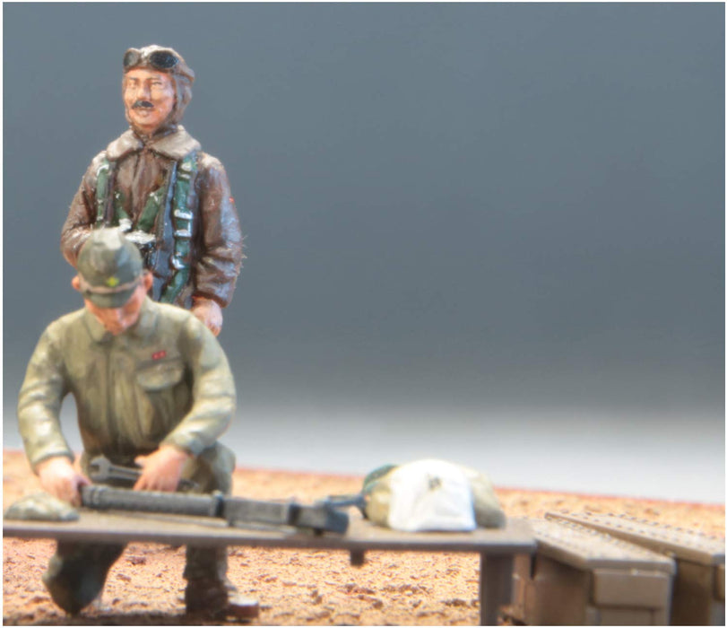 FINE MOLDS 1/48 Ija Messerschmitt Bf109 E-7 With Maintenance Scene Set 2 Plastic Model- Japan Figure Store - #1 Bring To You The Best Japanese Goods