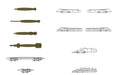 FINE MOLDS 1/72 Us Military Aircraft Bomb Set 60'S Plastic Model- Japan Figure Store - #1 Bring To You The Best Japanese Goods