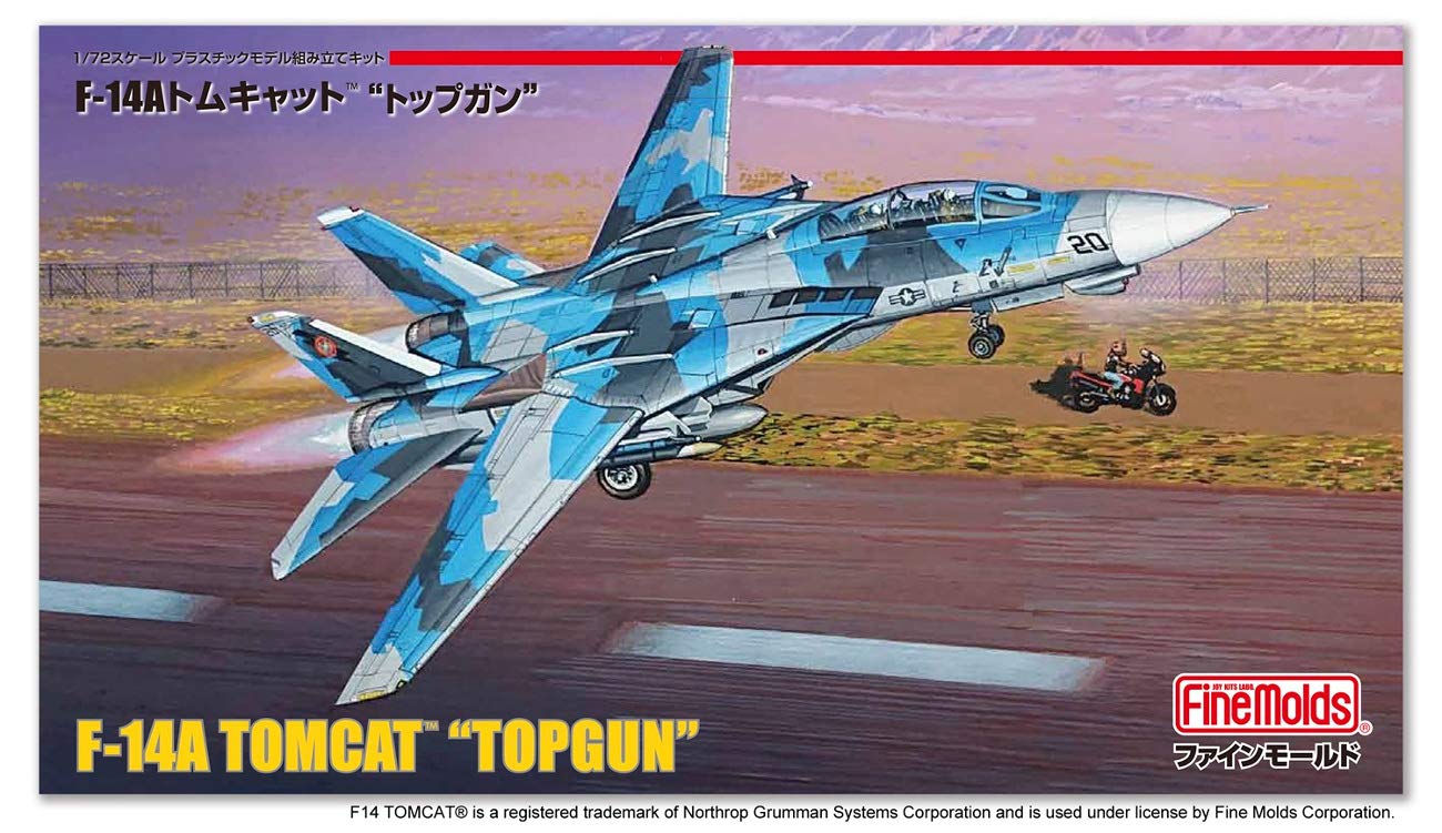 FINE MOLDS 1/72 Us Navy F-14A Tomcat "Top Gun" Plastic Model- Japan Figure Store - #1 Bring To You The Best Japanese Goods