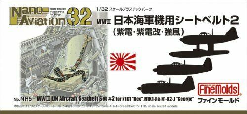 Fine Molds Nh5 1/32 Scale Harness For Ijn Aircraft Part 2 Plastic Model Kit- Japan Figure Store - #1 Bring To You The Best Japanese Goods
