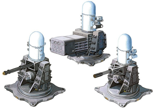FINE MOLDS Wa34 Close In Weapon System For Us Navy, Jmsdf, Etc 1/700 Scale Kit- Japan Figure Store - #1 Bring To You The Best Japanese Goods