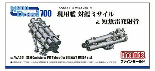 Fine Molds Wa35 Modern Ship Anti-ship Missile & Surface Vessel Torpedo Tubes- Japan Figure Store - #1 Bring To You The Best Japanese Goods