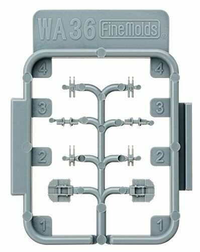 Fine Molds Wa36 Wwii Royal Navy Qf 2-pounder Naval Gun Four Equipped Model Kit- Japan Figure Store - #1 Bring To You The Best Japanese Goods