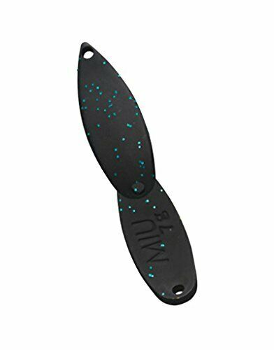 Forest Lure Miu Spoon Native 7g No.09 Matte Black / Green Lame- Japan Figure Store - #1 Bring To You The Best Japanese Goods