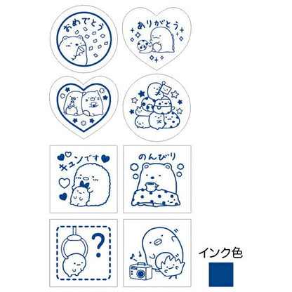 Ft63803 Sumikko Gurashi Stamp Set Mini- Japan Figure Store - #1 Bring To You The Best Japanese Goods