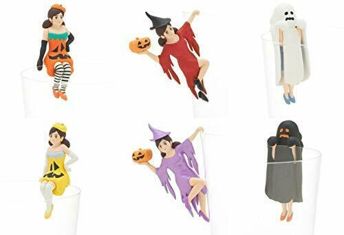 Fuchiko Of Kitan Club Cup Halloween All 6set Gashapon Mascot Toys Complete Set- Japan Figure Store - #1 Bring To You The Best Japanese Goods