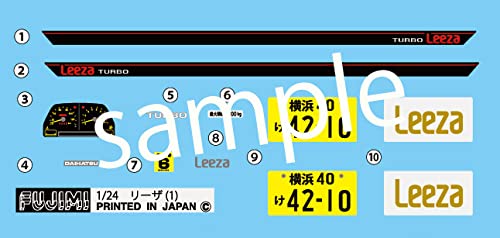 FUJIMI Inch Up 1/24 No. 149 Daihatsu Leeza Z Turbo Aero Plastic Model- Japan Figure Store - #1 Bring To You The Best Japanese Goods