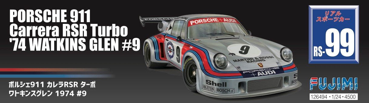 Fujimi Rs-99 Porsche 911 Carrera Rsr Turbo Watkins Glen 1974 #9 1/24 Scale Porsche Cars- Japan Figure Store - #1 Bring To You The Best Japanese Goods