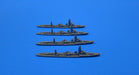Fujimi Model 1/3000 Collectable Warship Series No.1 Battleship Kongo Hiei Haruna Kirishima / Destroyer Shiratsuyu Type 4 Ships Set Plastic Model Warship 1- Japan Figure Store - #1 Bring To You The Best Japanese Goods