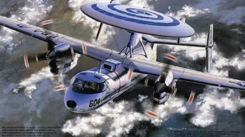 FUJIMI - H23 Grumman E-2C Hawkeye Screw Top 1/72 Scale Kit- Japan Figure Store - #1 Bring To You The Best Japanese Goods