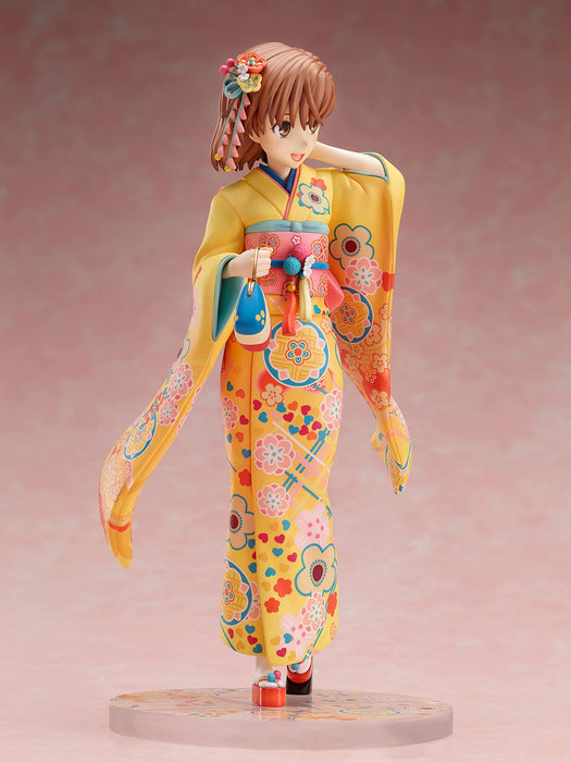 Furyu To Aru Kagaku No Railgun T Misaka Mikoto Furisode 1/7 Scale Pvc Pre-Painted Complete Figure Amu-Fnx259- Japan Figure Store - #1 Bring To You The Best Japanese Goods